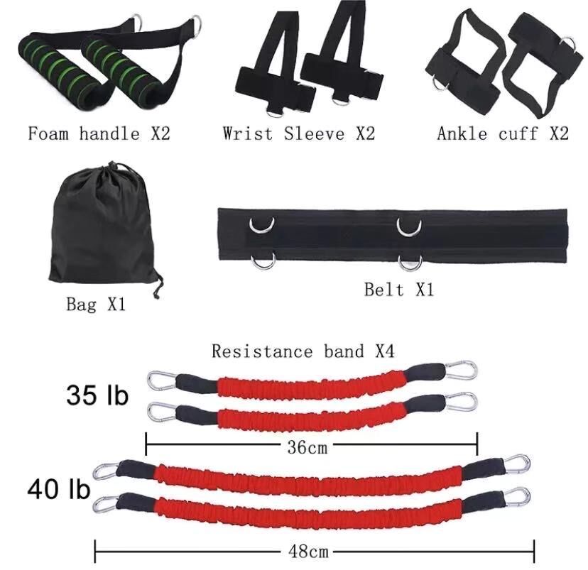 Bounce Trainer Resistance Ropes - NUWELLTH