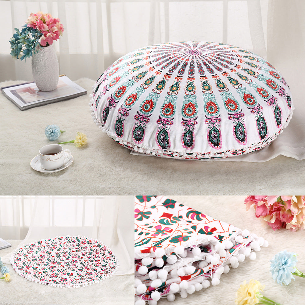Boho Mandala Meditation Ottoman - NUWELLTH