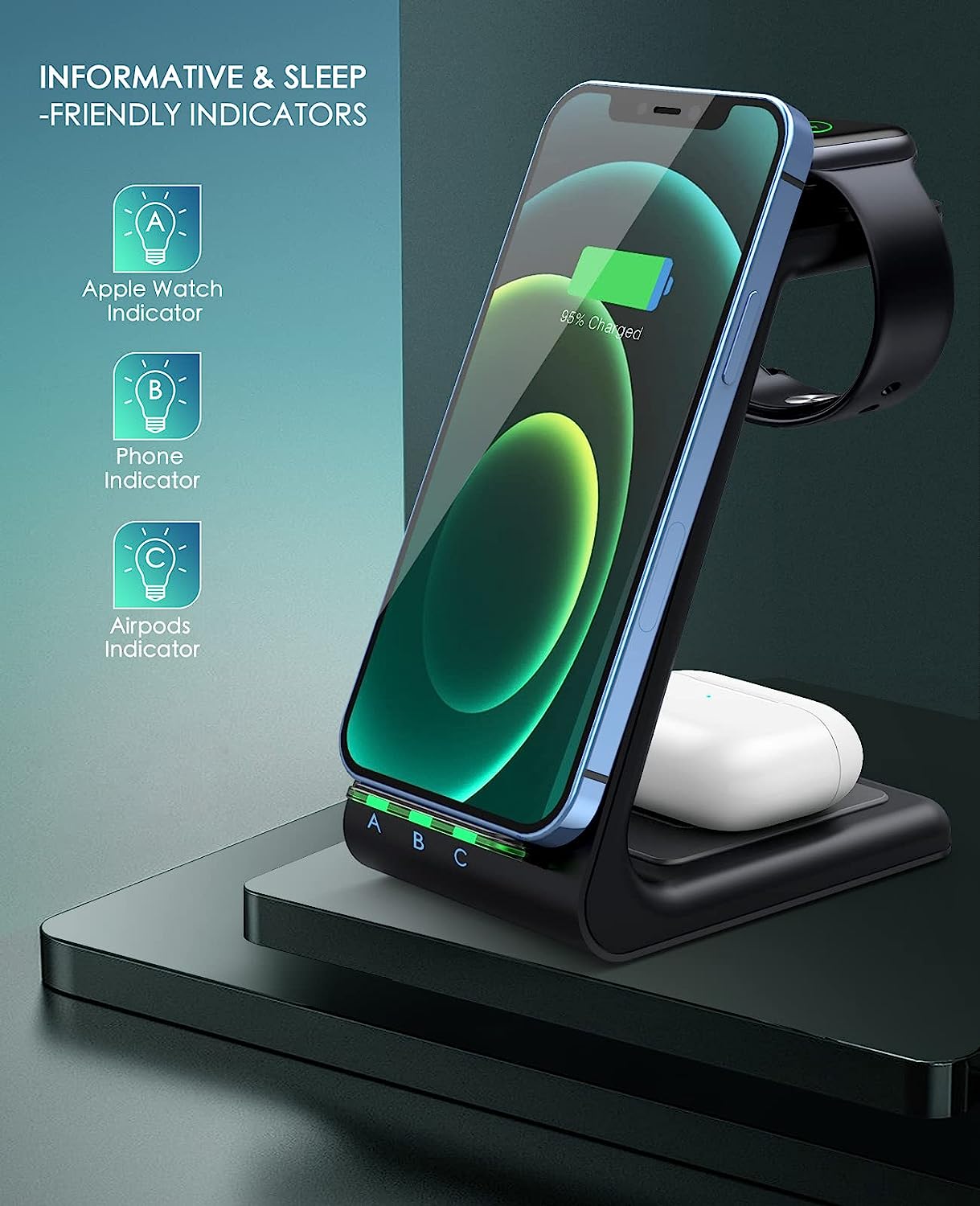 3 In 1 Fast Charging Wireless Station - NUWELLTH