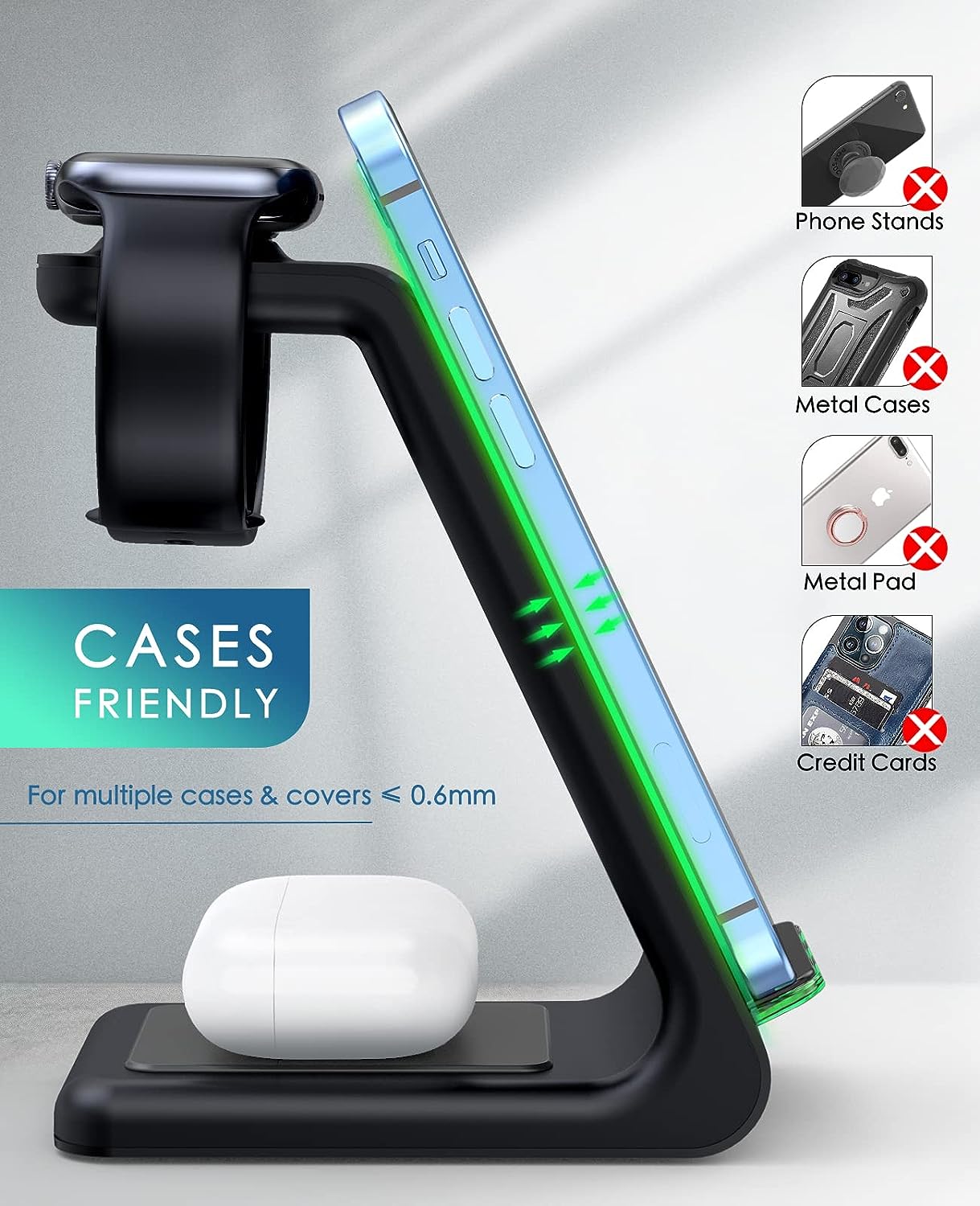 3 In 1 Fast Charging Wireless Station - NUWELLTH