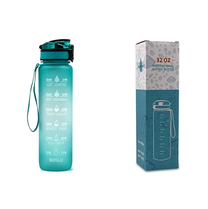 HydroTime Motivational 1L Water Bottle - NUWELLTH