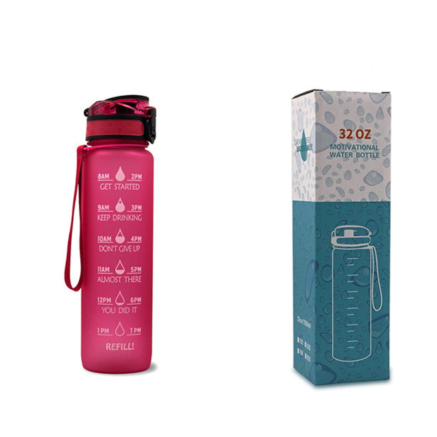 HydroTime Motivational 1L Water Bottle - NUWELLTH