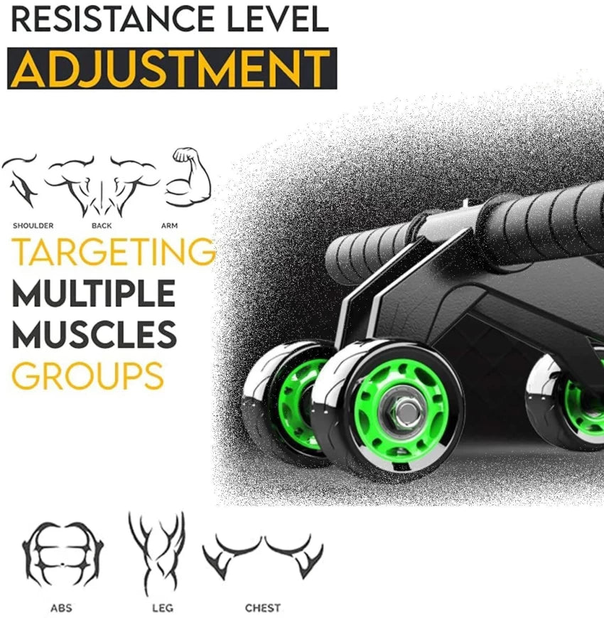 10-Piece Ab Wheel Roller Kit – Full Core & Strength Training Set