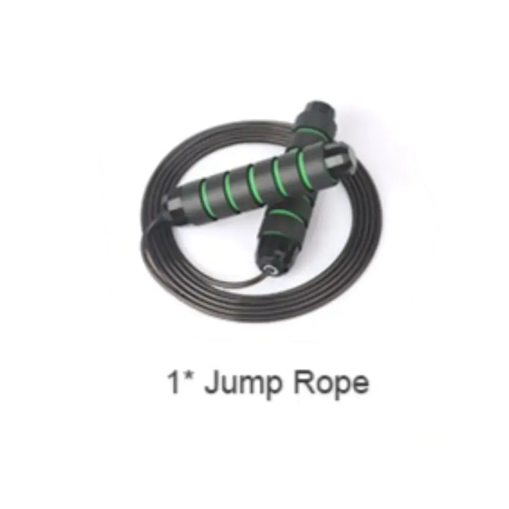 10-piece ab wheel roller kit with knee pad, push-up bars, resistance bands & jump rope for full-body workouts