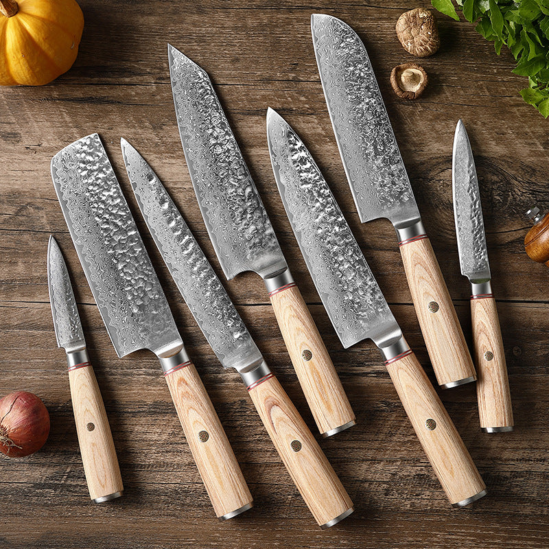 Damascus Steel Hand Kitchen Knife - NUWELLTH