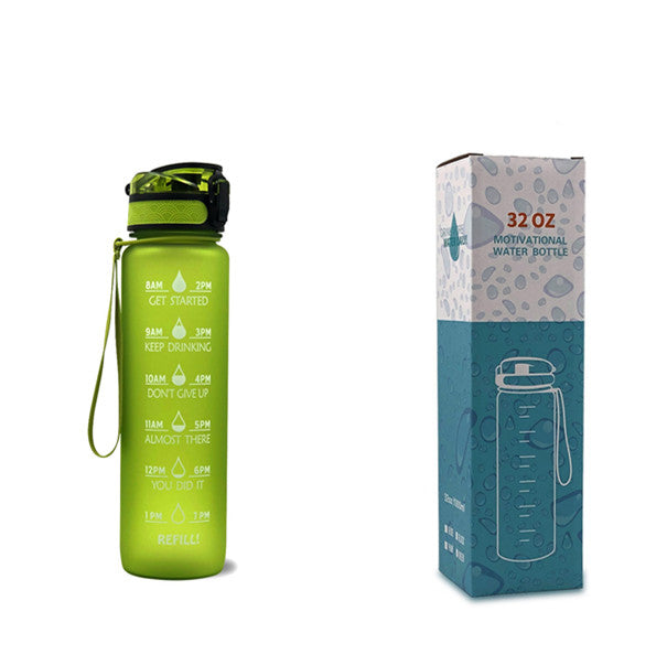 HydroTime Motivational 1L Water Bottle - NUWELLTH