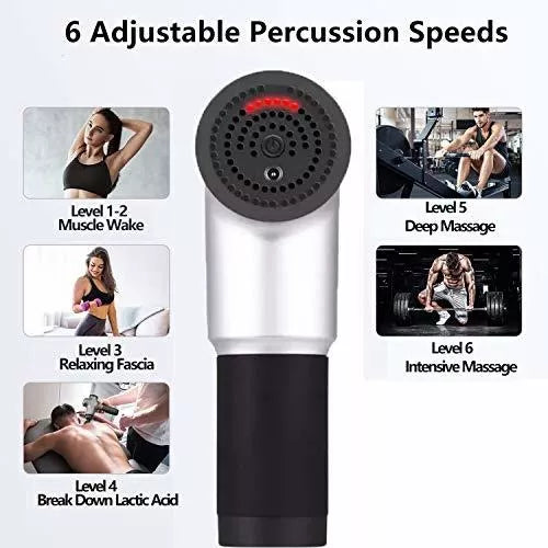Percussion Massage Gun for Pain Relief & Recovery