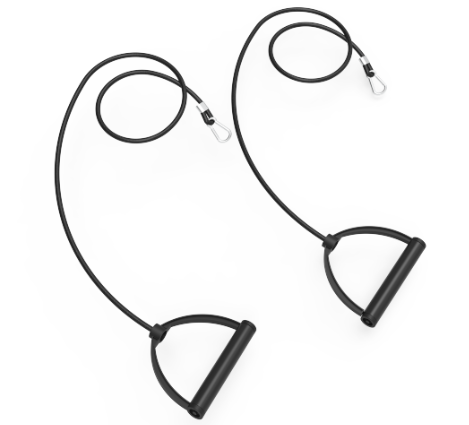 Compact mini stepper with LCD monitor & resistance bands for home workouts