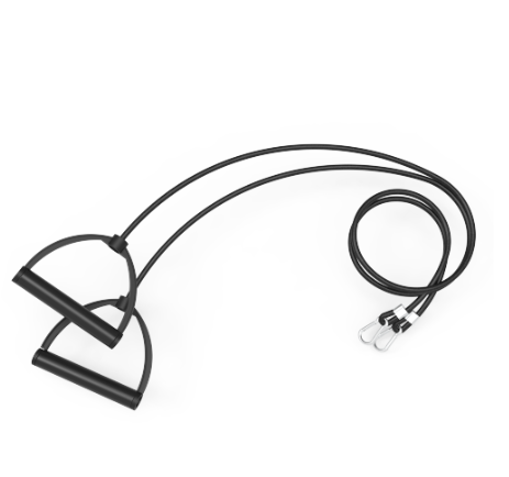 Compact mini stepper with LCD monitor & resistance bands for home workouts