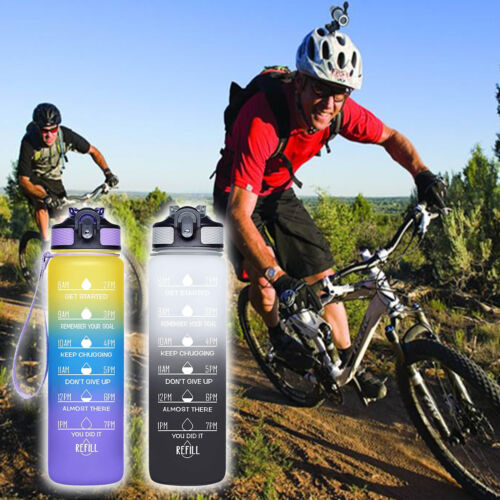 HydroTime Motivational 1L Water Bottle - NUWELLTH