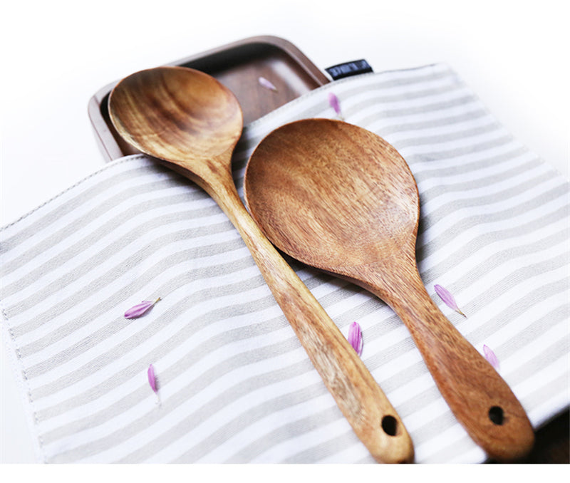 Thailand Teak Natural Wood Kitchen Tool Set