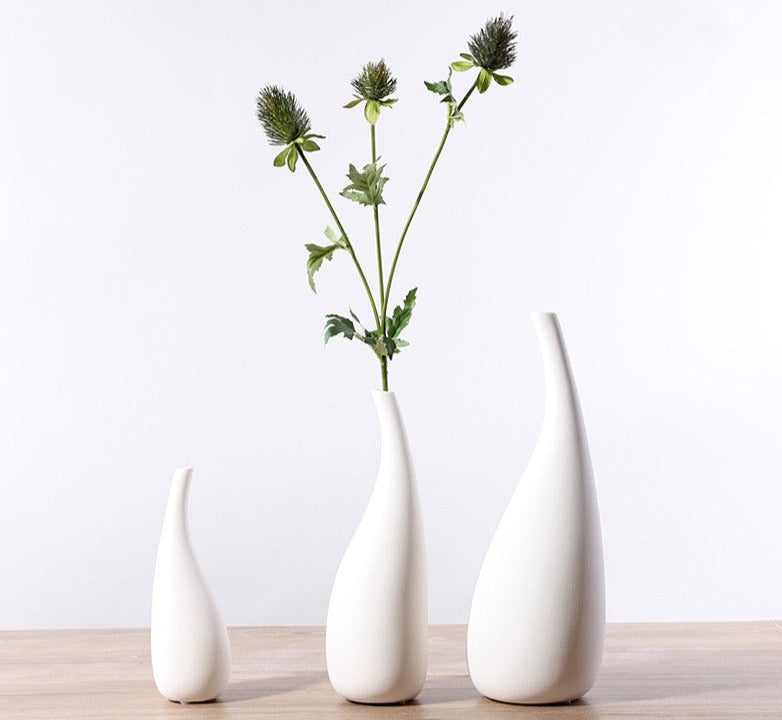 Water Drop Ceramic Vase Set