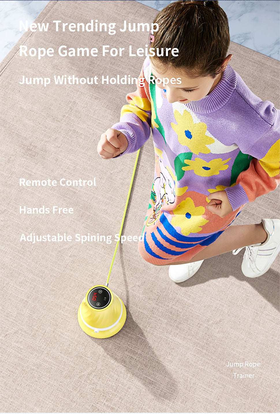 Remote Control Adjustable High Speed Skipping Rope