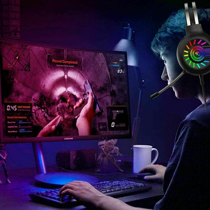 Colorful Led Gaming Headset With Mic