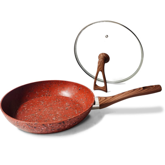 Copper Stone Nonstick 10" Frying Pan With Special Lid