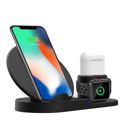 3-in-1 Wireless Apple Compatible Fast Charger