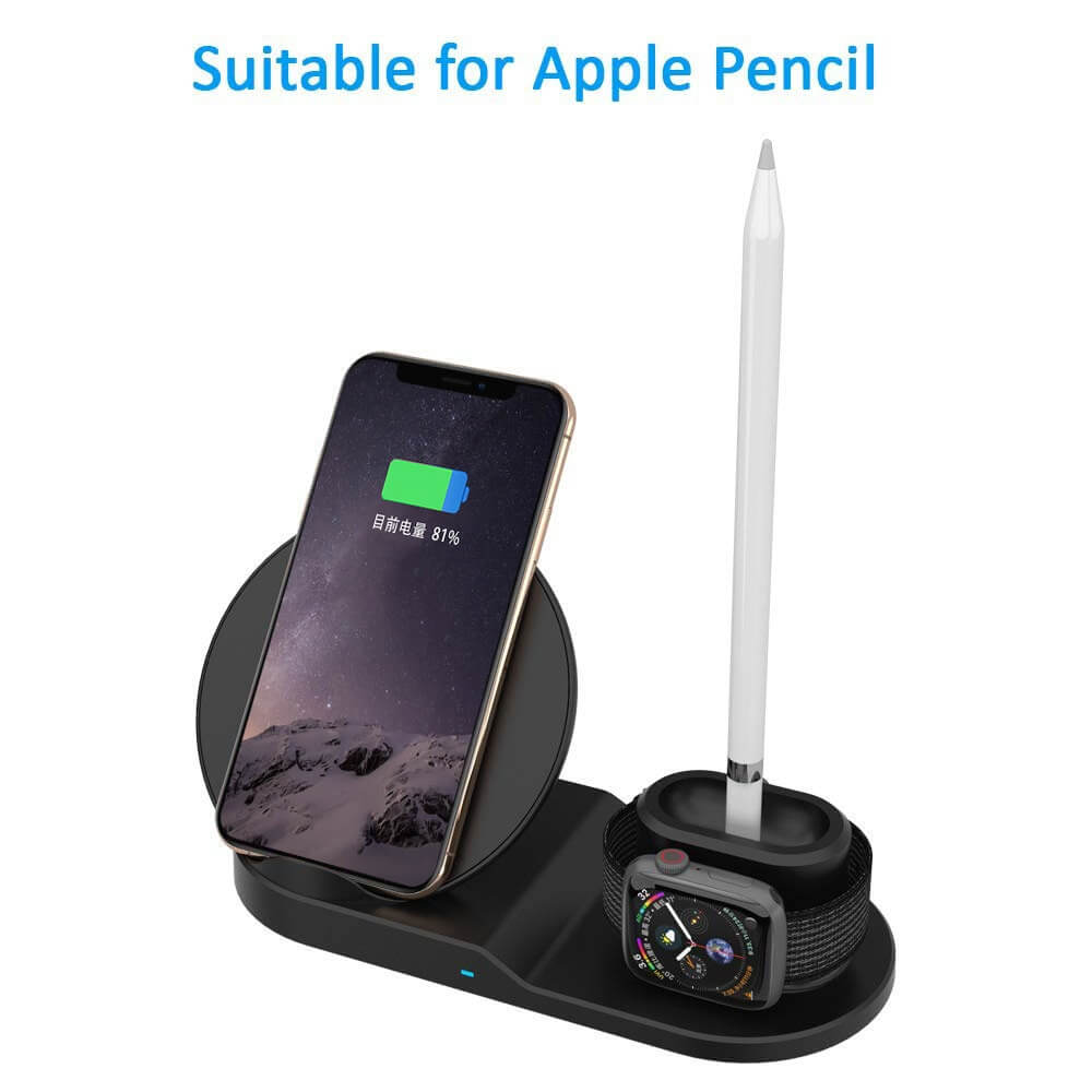 3-in-1 Wireless Apple Compatible Fast Charger