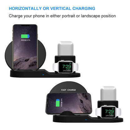 3-in-1 Wireless Apple Compatible Fast Charger