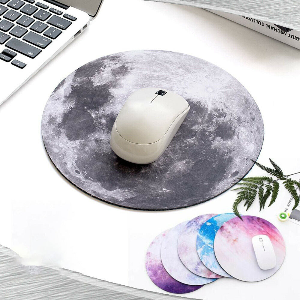 Space Round Mouse Pad