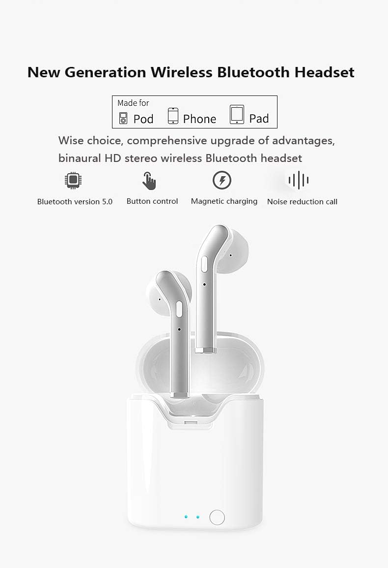 Immersive Noise-Cancelling Waterproof Bluetooth 5.0 Earbuds