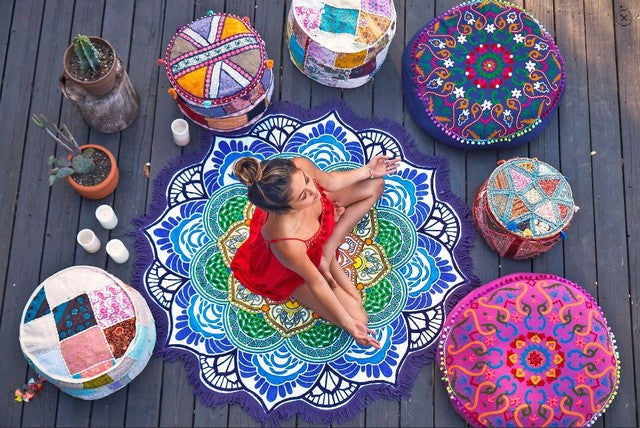 Mandala Meditation Towel