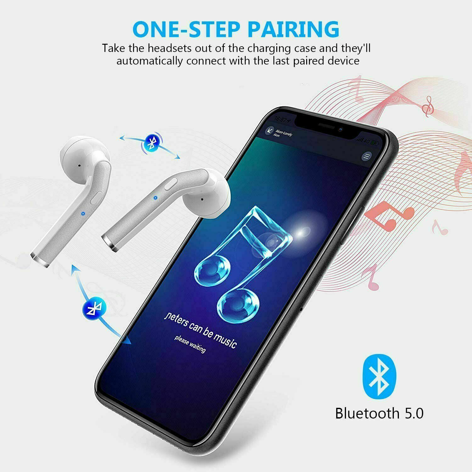 Immersive Noise-Cancelling Waterproof Bluetooth 5.0 Earbuds