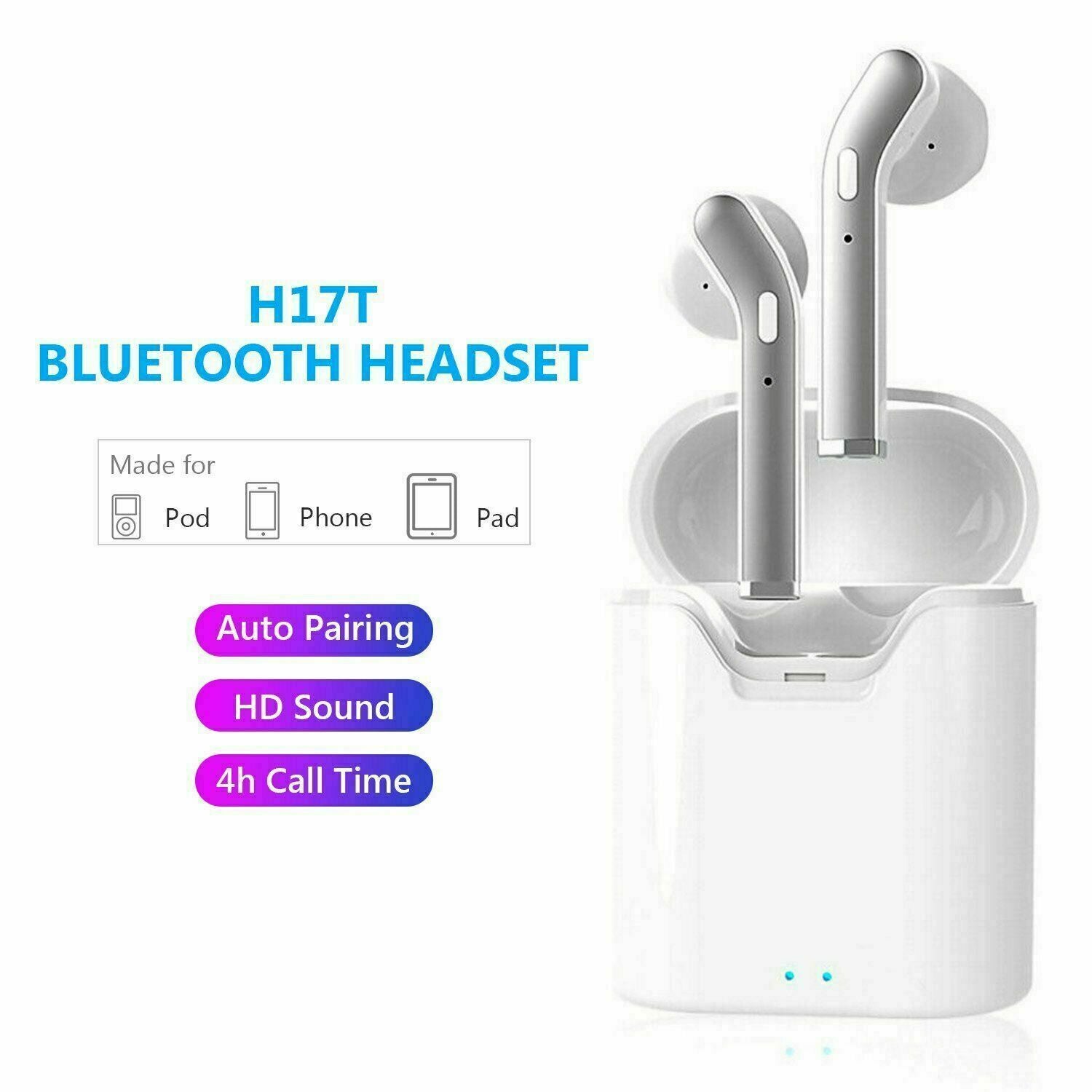 Immersive Noise-Cancelling Waterproof Bluetooth 5.0 Earbuds