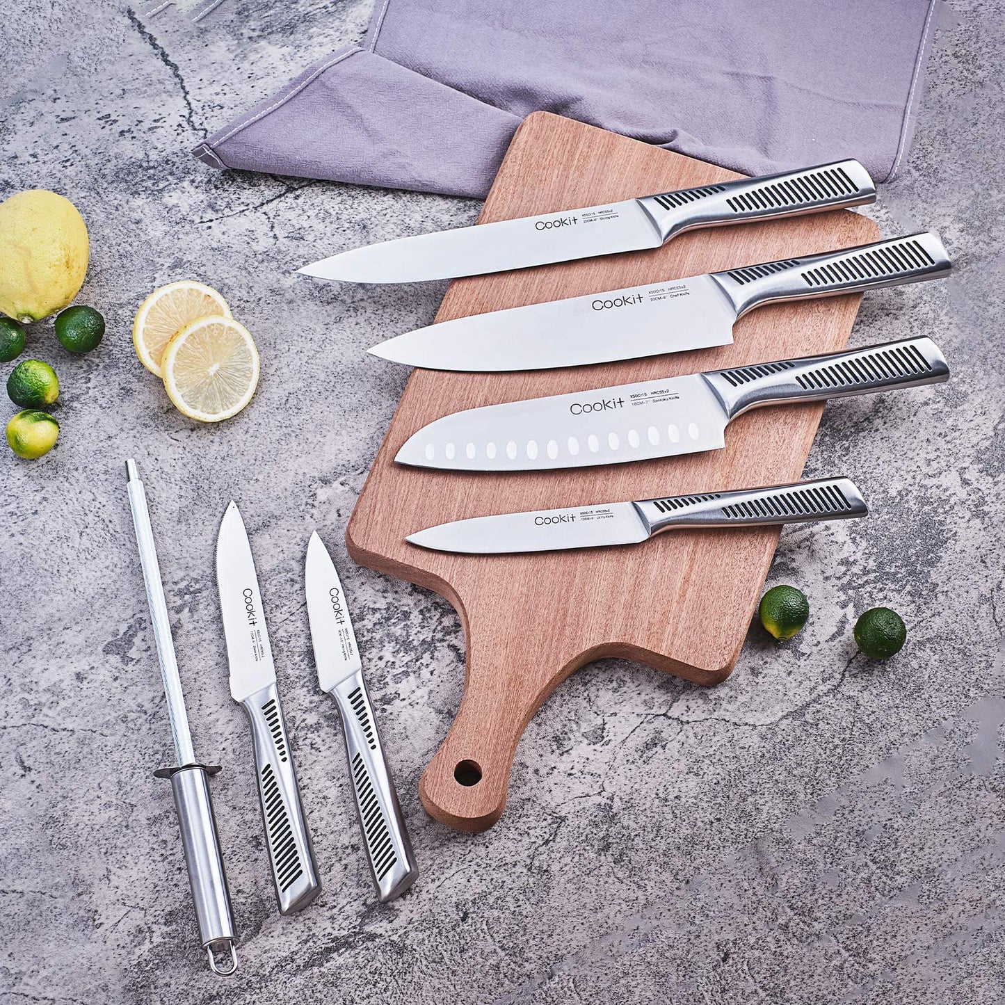 15-Piece Kitchen Master Knife Set