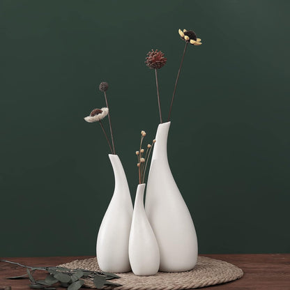 Water Drop Ceramic Vase Set