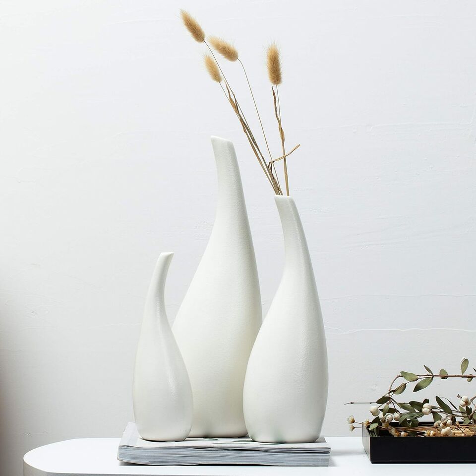 Water Drop Ceramic Vase Set