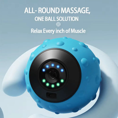 Electric Massage Ball Shoulder Neck Body Muscle Relaxation Sole Back Foot Massage Rechargeable Fascia Ball Yoga Ball