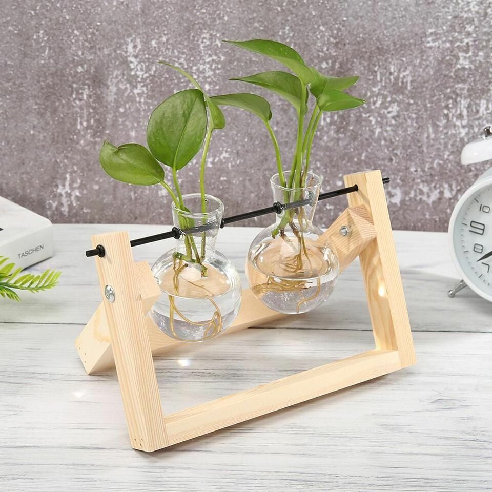 Swing Wooden Hydroponic Plant Container