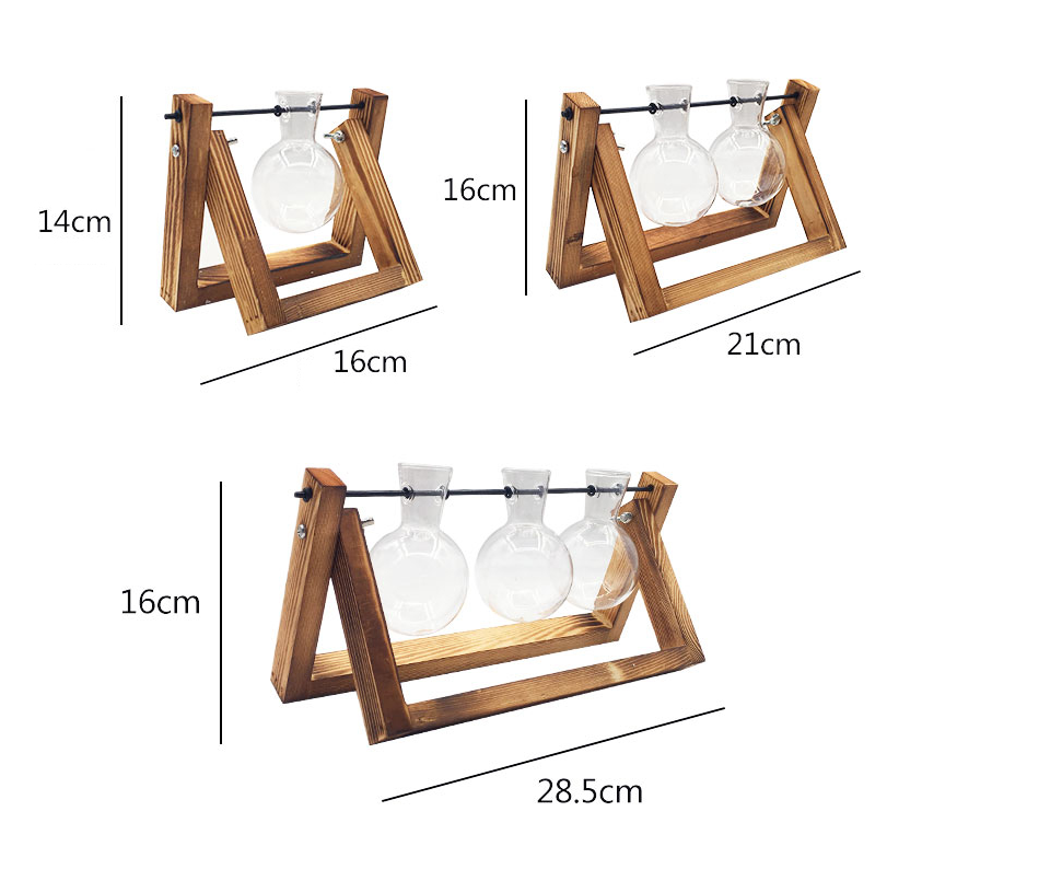 Swing Wooden Hydroponic Plant Container