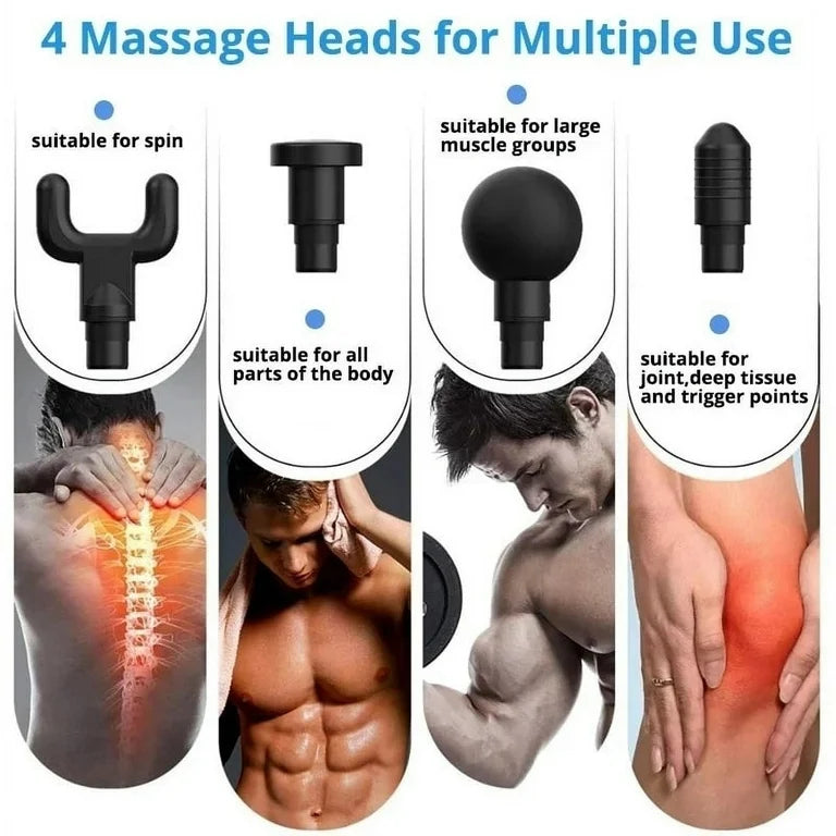 Percussion Massage Gun for Pain Relief &amp; Recovery