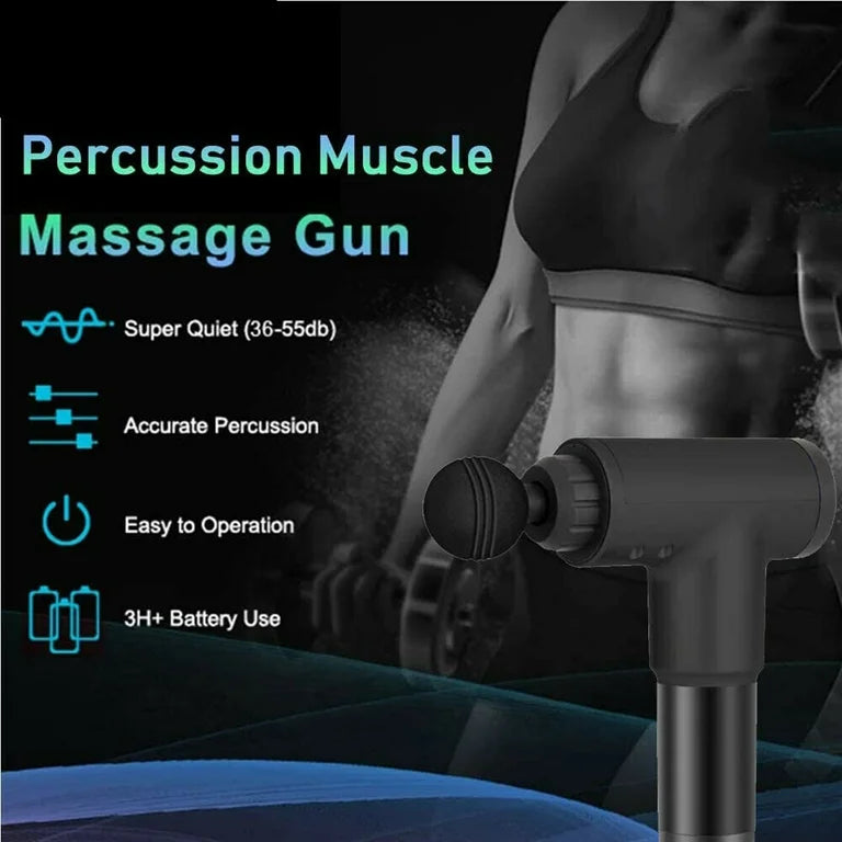 Percussion Massage Gun for Pain Relief &amp; Recovery