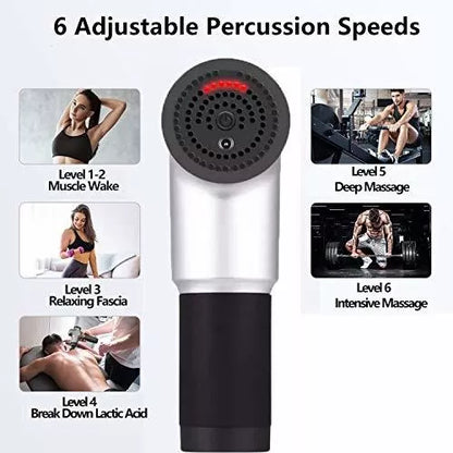 Percussion Massage Gun for Pain Relief &amp; Recovery