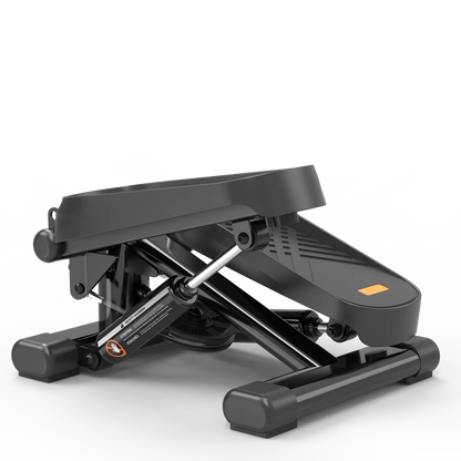 Compact mini stepper with LCD monitor &amp; resistance bands for home workouts