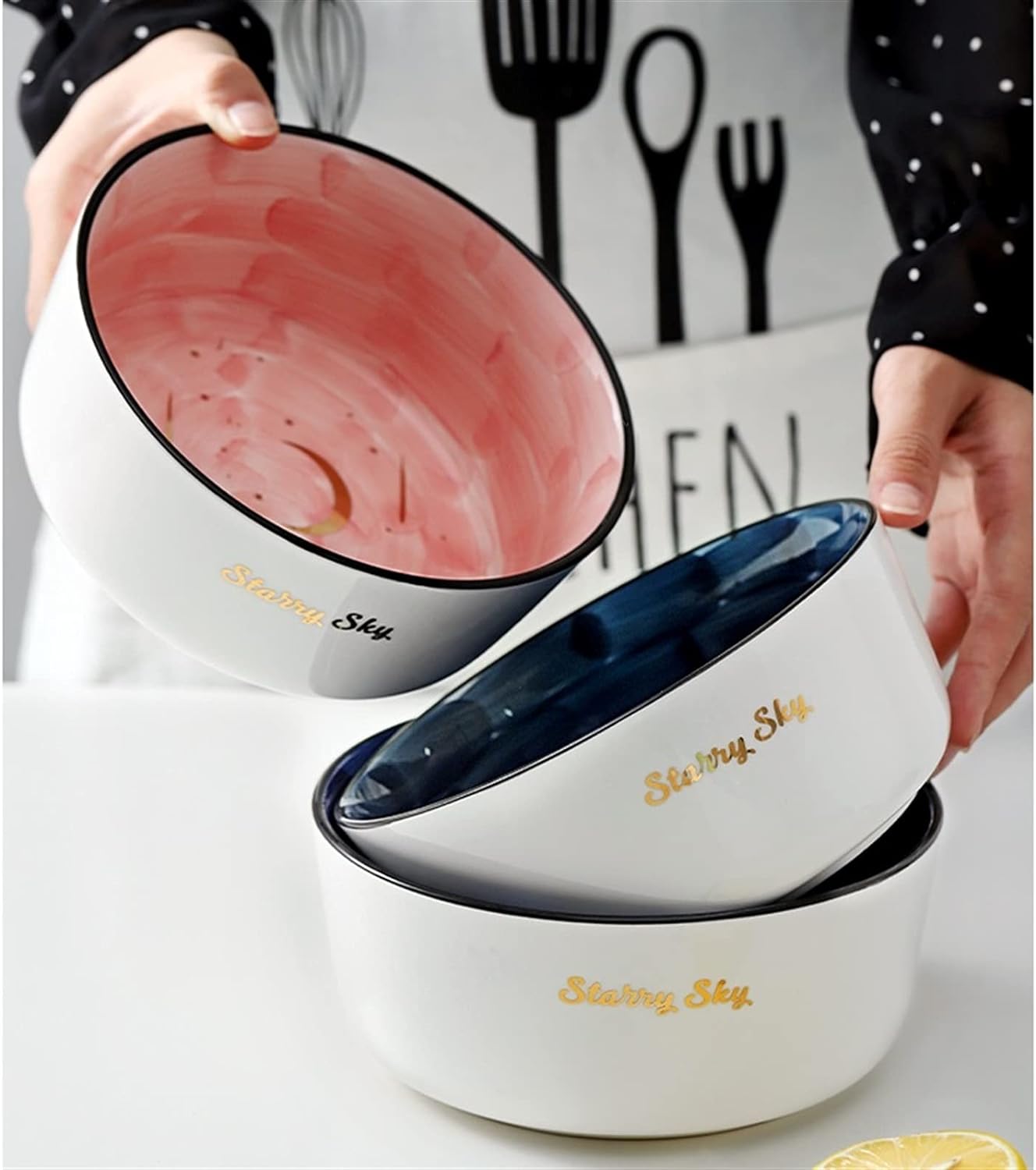 Nordic Starlight Ceramic Bowl - NUWELLTH