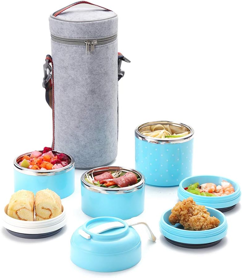 Portable Stainless Steel Lunch Box