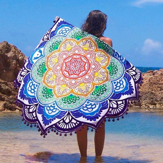 Mandala Meditation Towel