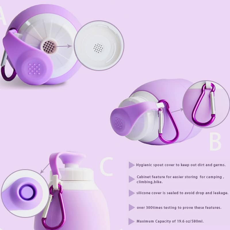 Silicone Folding Water Bottle