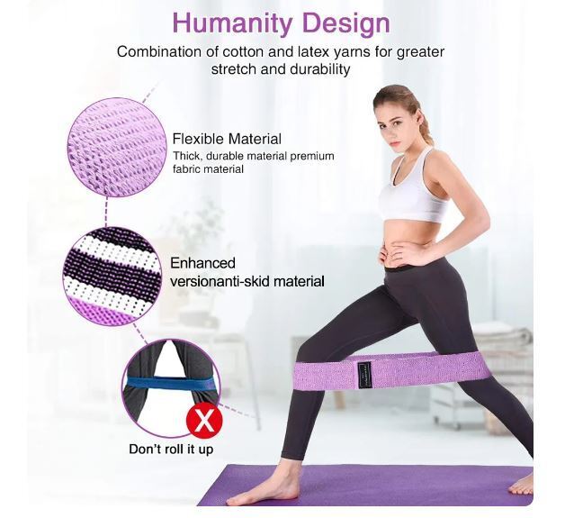 Fabric Resistance Hip Bands